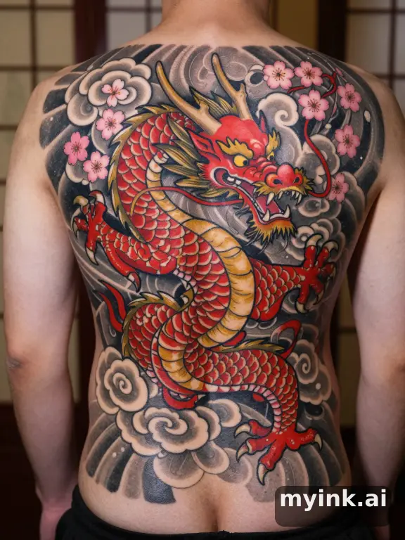 Japanese Irezumi Tattoo Design reference image