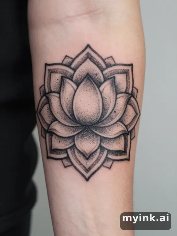 Dotwork Tattoo Design reference image
