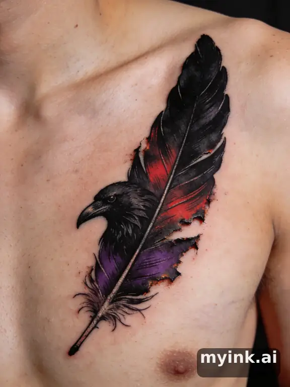 Traditional Gothic Tattoo Design reference image