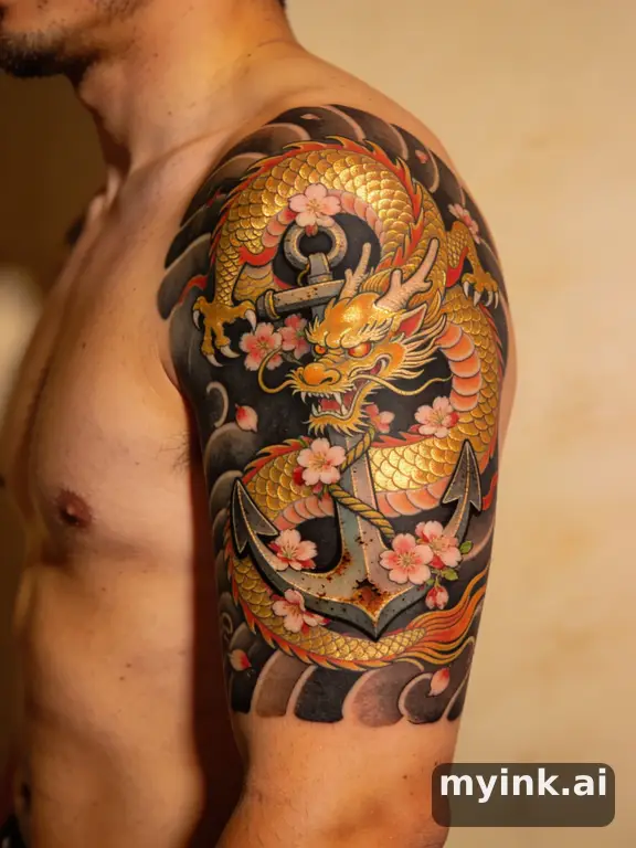 Japanese Irezumi Tattoo Design reference image