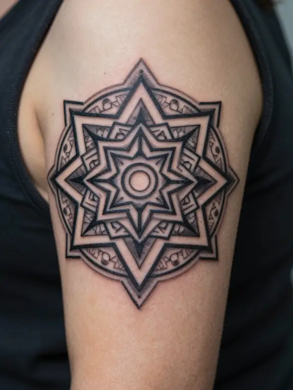 Geometric Tattoo Design reference image