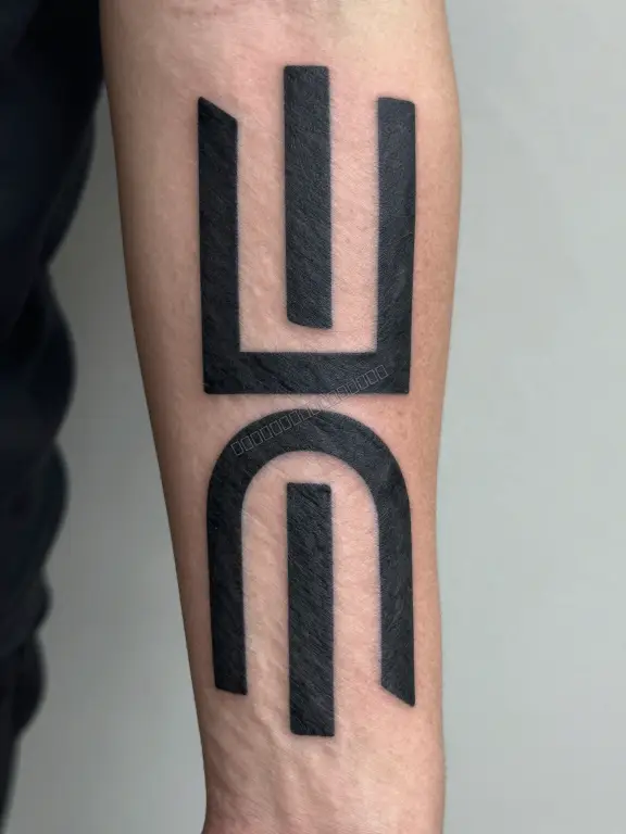 Blackwork Tattoo Design reference image