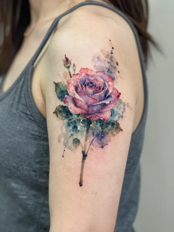Watercolor Tattoo Design reference image