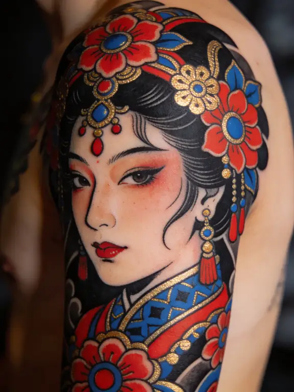 Neotraditional Tattoo Design reference image