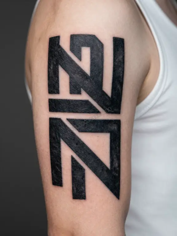 Blackwork Tattoo Design reference image