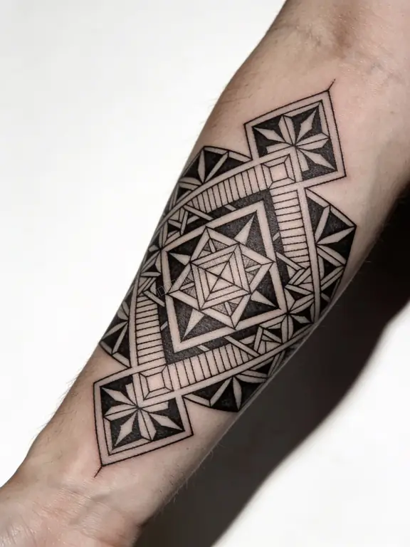 Geometric Tattoo Design reference image