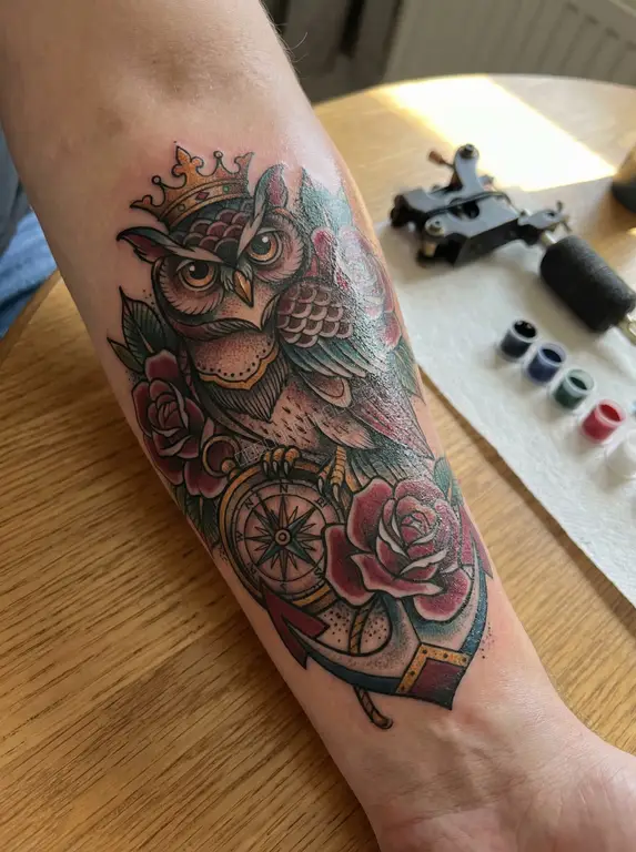 Neotraditional Tattoo Design reference image