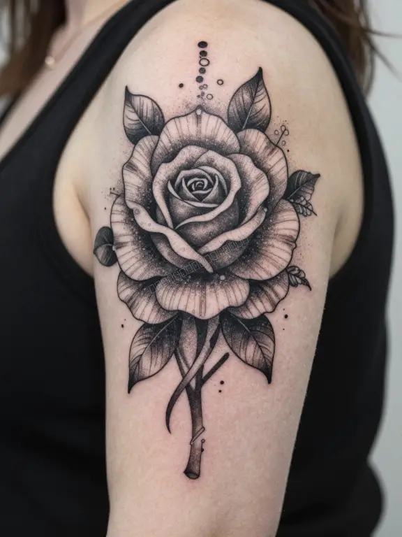 Dotwork Tattoo Design reference image