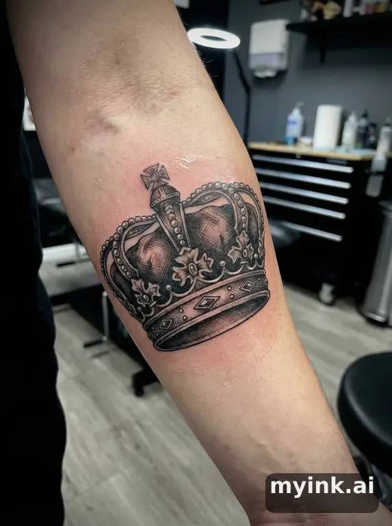 Crown — Realistic Tattoo Design reference image