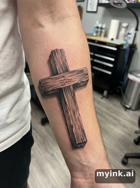 Cross — Realistic Tattoo Design reference image
