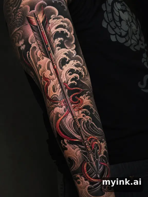 Arrow — Japanese Tattoo Design reference image