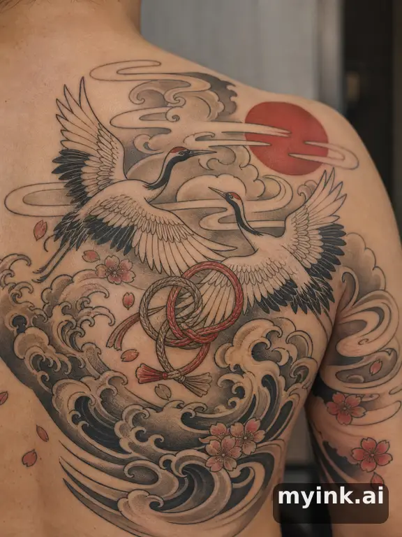 Meaningful vow tattoo concept with subtle symbols and aging-safe spacing β Japanese Tattoo Design reference image