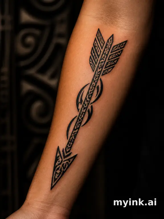 Arrow — Tribal Tattoo Design reference image