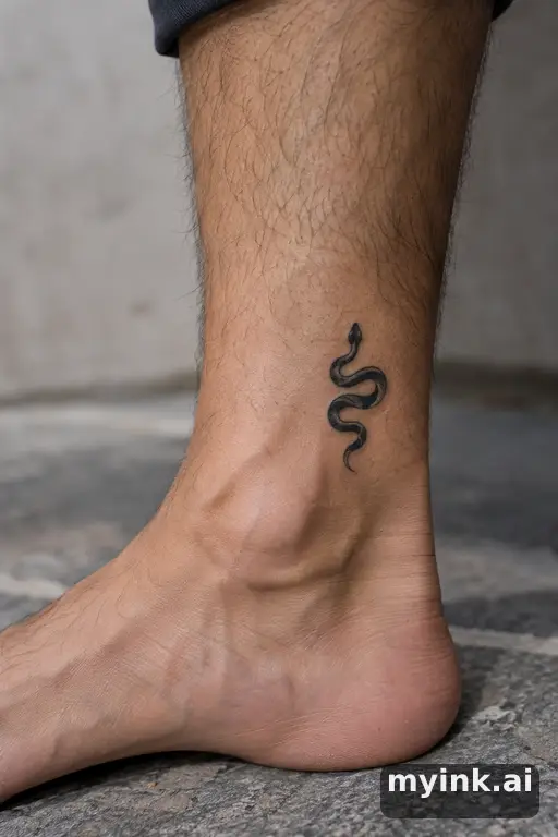 Small snake — Blackwork Small Tattoo reference image