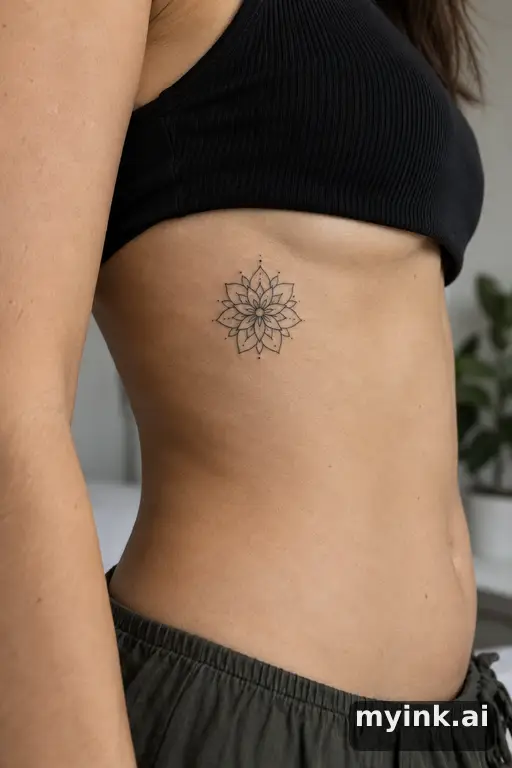 Mandala — Minimalist Tattoo for Women reference image