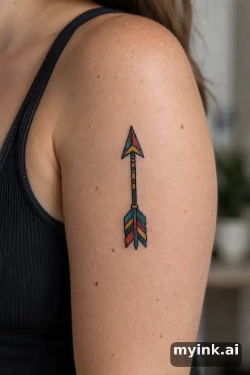 Small arrow β Traditional Tattoo for Women reference image