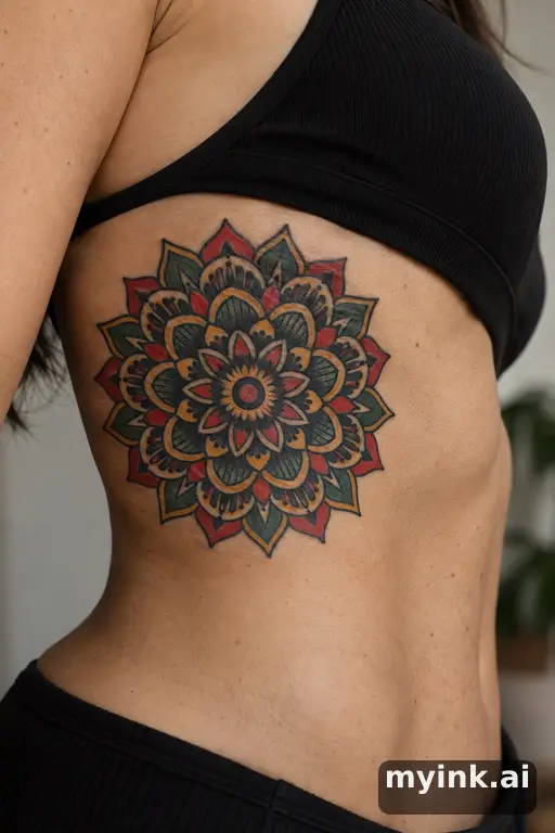 Mandala — Traditional Tattoo for Women reference image