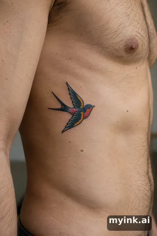 Small swallow — Traditional Small Tattoo reference image