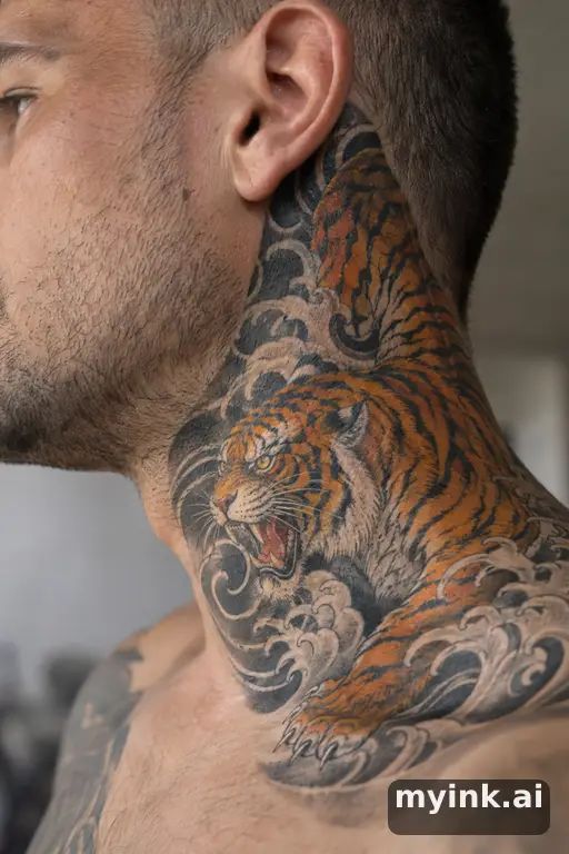 Tiger — Japanese Masculine Tattoo reference image